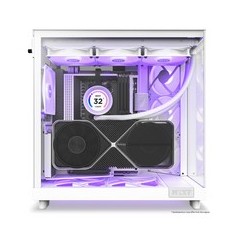 NZXT H series H6 Flow RGB Tower ATX Hvid